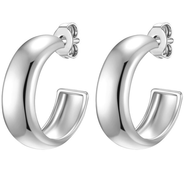 Glanzstücke München Srebrne kolczyki kreole srebro wysokiej próby srebrny Kolczyki 1 ct Damski. Szare kolczyki Glanzstücke München, srebrne. Za 179.99 zł.