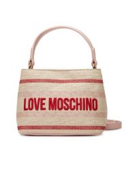 LOVE MOSCHINO Torebka JC4240PP0MKO110A Różowy. Czerwone torebki klasyczne Love Moschino, bez wzorów, z materiału, bez dodatków. Za 639.99 zł.