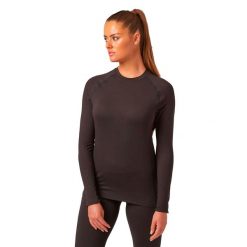 Longsleeve termoaktywny damski Surfanic Cozy Crewneck. Czarne bielizna termoaktywna damska Surfanic, bez wzorów, bez ramiączek, narciarskie. Za 109.99 zł.