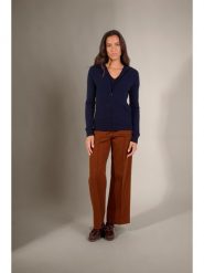 Perfect Cashmere Kaszmirowy kardigan w kolorze granatowym rozmiar: XL. Niebieskie swetry Perfect Cashmere, xl, bez wzorów, z kaszmiru, bez ramiączek. Za 413.99 zł.