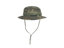 Kapelusz turystyczny z odpinaną osłoną karku PL Woodland. Zielone kapelusze HELIKON-TEX, bez wzorów, z bawełny, militarne. Za 60.99 zł.