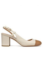 Geox Czółenka D Virnilisa 65 D55YYA 0TUBC C1056 Beżowy. Brązowe czółenka Geox, bez wzorów, ze skóry, bez obcasa, bez zapięcia. Za 329.99 zł.