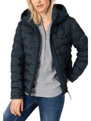 Timezone Kurtka pikowana "Bonded" w kolorze granatowym rozmiar: M. Niebieskie kurtki Timezone, m, bez wzorów, bez kaptura. Za 180.49 zł.