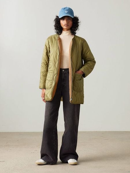 Levi's Parka 2w1 w kolorze khaki rozmiar: L. Brązowe płaszcze Levi's, l, bez wzorów, bez kaptura. Za 482.03 zł.