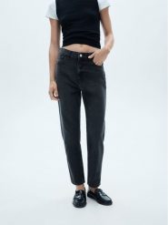 Mango Jeansy Mom2000 77004033 Niebieski Mom Fit. Niebieskie jeansy Mango, bez wzorów, z bawełny. Za 149.99 zł.