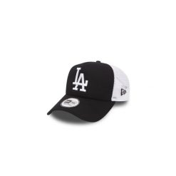 Czapka z daszkiem New Era Los Angeles Dodgers Clean A-Frame Trucker 11405498. Czarne czapki z daszkiem New Era, bez wzorów, sportowe. Za 119.99 zł.