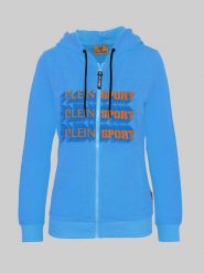 Plein Sport Bluza w kolorze błękitnym rozmiar: L. Niebieskie bluzy z kapturem Plein Sport, l, bez wzorów, z bawełny, bez kaptura. Za 269.18 zł.