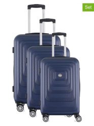 Canadian Peak 3-częściowy zestaw "Sacramentoeak" w kolorze granatowym rozmiar: onesize. Niebieskie walizki Canadian Peak. Za 404.99 zł.