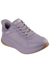 Buty sportowe damskie Skechers Bobs Squad 4 Stapl. Fioletowe buty do biegania Skechers, bez wzorów, z materiału, bez zapięcia, do biegania. Za 390.00 zł.