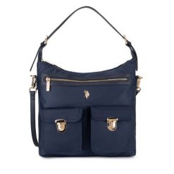 Torebka U.S. Polo Assn. Niebieskie listonoszki U.S. Polo Assn., bez wzorów, bez dodatków. Za 299.99 zł.