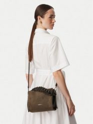 Coccinelle Torebka P6P Boheme Suede Bimaterial E1 P6P 58 01 01 Khaki. Brązowe torebki klasyczne Coccinelle, bez wzorów, ze skóry, bez dodatków. Za 1,549.00 zł.