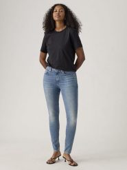 Levi's Dżinsy "721" - Skinny fit - w kolorze niebieskim rozmiar: W27/L30. Niebieskie jeansy Levi's, l, z aplikacjami, klasyczne, z podwyższonym stanem. Za 279.95 zł.
