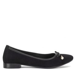 Baleriny Lasocki. Czarne baleriny Lasocki, bez wzorów, bez obcasa, bez zapięcia. Za 169.99 zł.