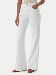 Tommy Hilfiger Jeansy WW0WW49655 Biały Flare Fit. Białe jeansy Tommy Hilfiger, bez wzorów, z bawełny. Za 409.99 zł.