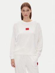 HUGO Bluza Neve_Sweatshirt 50531686 Écru Relaxed Fit. Bluzy Hugo, xl, bez wzorów, z bawełny, bez kaptura. Za 249.99 zł.