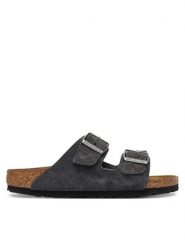 Birkenstock Klapki Arizona 1031625 Szary. Szare klapki Birkenstock, bez wzorów, ze skóry, bez obcasa, bez zapięcia. Za 509.99 zł.