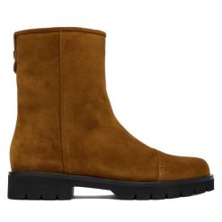 Botki HÖGL. Brązowe botki Högl, bez wzorów, bez obcasa, na płaskiej podeszwie, bez zapięcia. Za 579.99 zł.