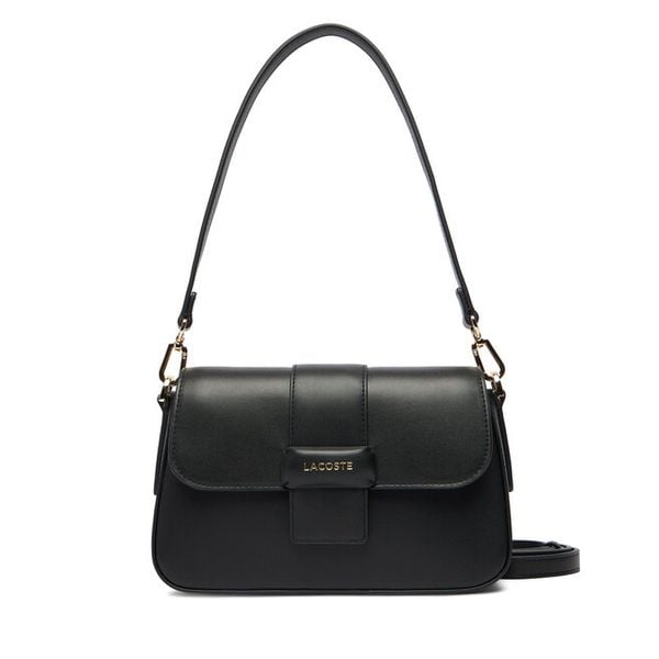 Torebka Lacoste. Czarne torebki klasyczne Lacoste, bez wzorów, casualowe, bez dodatków. Za 370.99 zł.