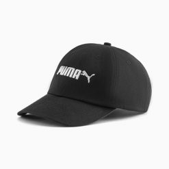 Czapka z daszkiem unisex Puma ESSENTIALS NO.2. Czarne czapki z daszkiem Puma, bez wzorów, sportowe. Za 42.99 zł.
