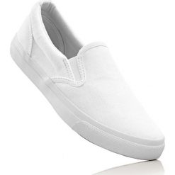 Tenisówki wsuwane bonprix biały. Buty sportowe lifestyle marki bonprix. Za 32.99 zł.