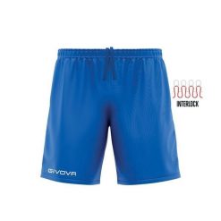 Szorty sportowe Givova Capo 3XL - Oddychające i lekkie. Niebieskie szorty sportowe Givova, bez wzorów, z poliesteru, do piłki nożnej. Za 138.99 zł.