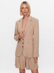 Herskind Marynarka Louisa 4820840 Beżowy Regular Fit. Brązowe marynarki i żakiety Herskind, bez wzorów, z wiskozy, bez ramiączek. Za 1,299.00 zł.