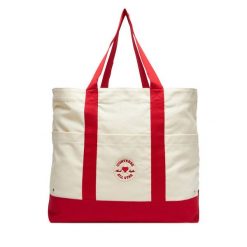 Torebka Converse. Brązowe shopper bag Converse, bez wzorów, bez dodatków. Za 139.99 zł.
