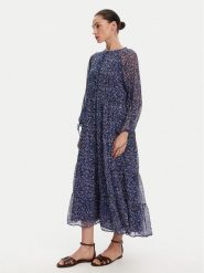 Pepe Jeans Sukienka codzienna Ariana PL953631 Niebieski Regular Fit. Niebieskie sukienki Pepe Jeans, na co dzień, xl, bez wzorów, z jeansu, bez kołnierzyka, bez ramiączek, proste. Za 359.99 zł.