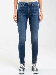 BIG STAR Dżinsy "Adela" - Skinny fit - w kolorze granatowym rozmiar: W31/L30. Niebieskie jeansy BIG STAR, l, z aplikacjami, klasyczne. Za 135.81 zł.