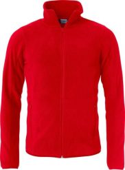 Clique Polarowa kurtka Basic - Polar antipilling 100% poliester – red. Czerwone kurtki CLIQUE, l, bez wzorów, z polaru, bez kaptura. Za 172.64 zł.