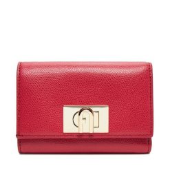 Portfel Furla. Czerwone portfele Furla, bez wzorów. Za 799.99 zł.