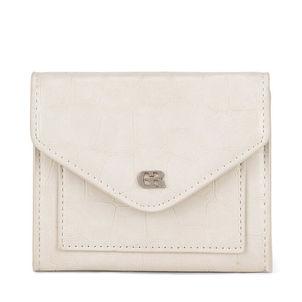 Portfel GINO ROSSI. Brązowe portfele Gino Rossi, bez wzorów. Za 79.99 zł.