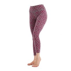 Venus - Legginsy termoaktywne (100% Merino / 230g/m²). Czerwone bielizna termoaktywna damska WOOLONA, bez wzorów, z wełny, sportowe. W wyprzedaży za 351.00 zł.