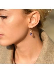 CARATELLI Złote kolczyki "Olivia" z diamentami rozmiar: onesize. Różowe kolczyki CARATELLI, z diamentem, złote. Za 1,435.99 zł.