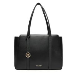 Torebka Nine West. Czarne torebki klasyczne Nine West, bez wzorów, klasyczne, bez dodatków. Za 249.99 zł.