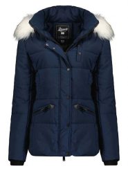 Geographical Norway Parka "Chester" w kolorze granatowym rozmiar: 164. Niebieskie płaszcze Geographical Norway, bez wzorów, bez kaptura. Za 202.50 zł.