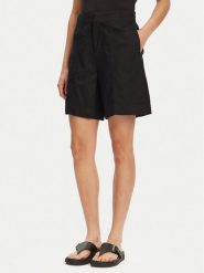 Calvin Klein Jeans Bermudy J20J225219 Czarny Relaxed Fit. Czarne szorty Calvin Klein Jeans, bez wzorów, z bawełny. Za 279.99 zł.