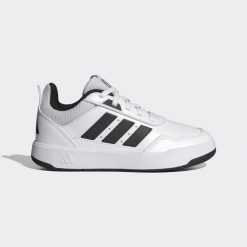 Buty sportowe TENSAUR SPORT 3.0 K. Białe buty treningowe adidas, bez wzorów, bez zapięcia, na jogę i pilates. Za 179.00 zł.