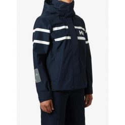 Kurtka damska Helly Hansen W Salt Inshore Jacket. Niebieskie kurtki Helly Hansen, bez wzorów, bez kaptura. Za 812.99 zł.