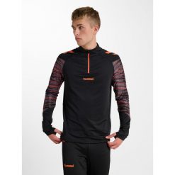 Bluza dresowa 1/2 zip Hummel Blaze Pro. Brązowe bluzy bez kaptura Hummel, na zimę, bez wzorów, z dresówki, bez kaptura, do piłki nożnej. Za 161.00 zł.