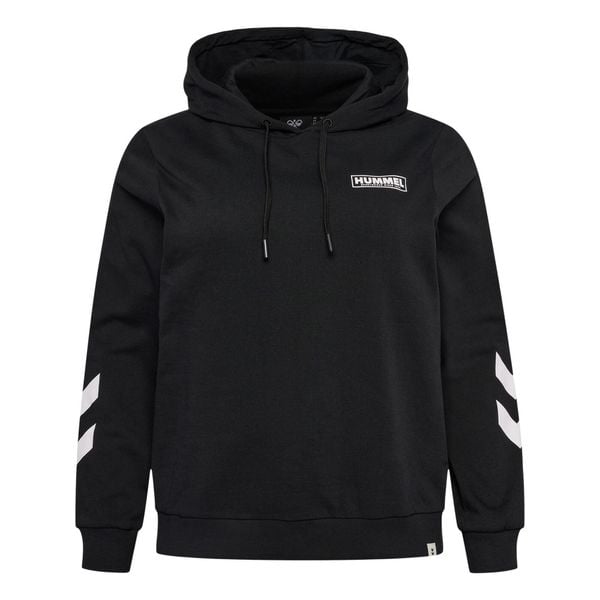 Bluza damska plus Hummel Legacy. Czarne bluzy Hummel, bez wzorów, bez kaptura, na fitness i siłownię. W wyprzedaży za 189.00 zł.