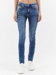 Pepe Jeans Jeansy Regent PL204171 Niebieski Skinny Fit. Niebieskie jeansy Pepe Jeans, bez wzorów, z bawełny. Za 249.99 zł.