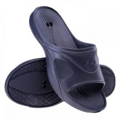Klapki basenowe unisex Aqua Ambony. Niebieskie klapki AQUA-SPORT, bez wzorów, sportowe, bez obcasa, bez zapięcia. Za 40.41 zł.