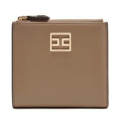 Mały Portfel Damski Elisabetta Franchi. Brązowe portfele Elisabetta Franchi, bez wzorów. Za 849.99 zł.