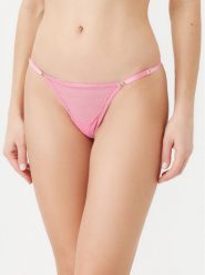 Guess Stringi O5RE10 KCLB0 Różowy. Czerwone stringi Guess, z aplikacjami, z materiału. Za 99.99 zł.