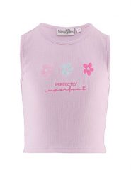 Happy girls by Eisend Top w kolorze fioletowym rozmiar: 140. Różowe topy happy girls by Eisend, bez wzorów, bez kołnierzyka, bez ramiączek. Za 61.46 zł.