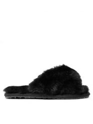 EMU Australia Kapcie Mayberry W11573 Czarny. Czarne kapcie Emu Australia, bez wzorów, ze skóry. Za 209.99 zł.