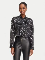 Rinascimento Koszula CFC0130434003 Czarny Loose Fit. Czarne koszule Rinascimento, s, bez wzorów, z syntetyku, bez kołnierzyka, bez ramiączek. Za 574.99 zł.