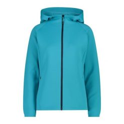 Bluza damska turystyczna CMP 32C8386. Niebieskie bluzy CMP, m, bez wzorów, sportowe, bez ramiączek, bez kaptura. W wyprzedaży za 209.99 zł.