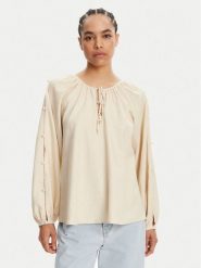 TWINSET Bluzka 251LM2QFF Beżowy Regular Fit. Brązowe bluzki Twinset, xs, bez wzorów, z wiskozy, bez kołnierzyka, bez ramiączek. Za 859.99 zł.